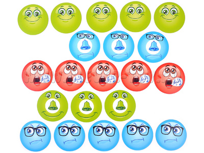 Логопедические смайлы 21 шт*