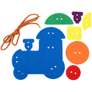 Паровоз. Шнуровка (ковролин)