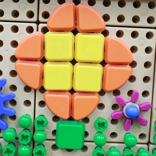 STEM Геометрические колышки, 256 шт (8 цв) набор №1