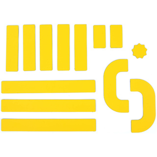 Набор магнитных карточек "Конструирование букв"*